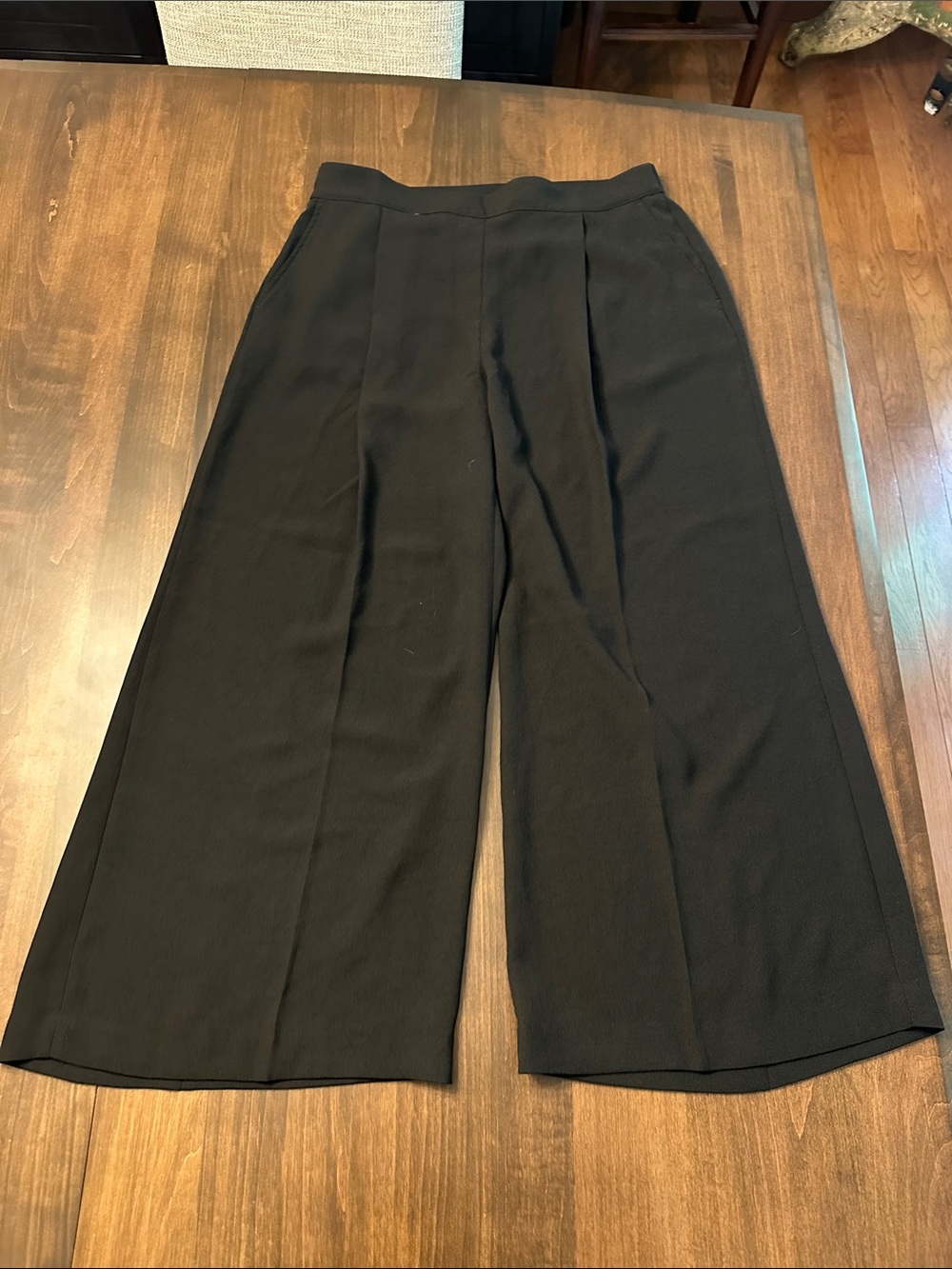 SPANX Black Wide-Leg Pants
